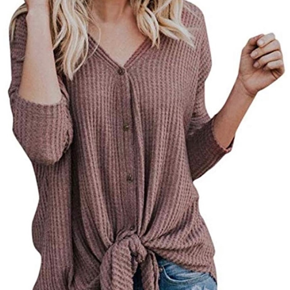 Women's Long Batwing Sleeve Pullover Blouse Sz S